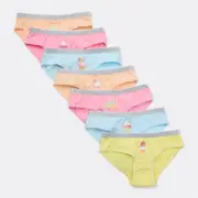 Brilliant Basics Girls Lurex Print Bikini 7 Pack - Pink