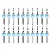 20pcs Micro PCB Drill Bits 2.35mm Tungsten Steel for CNC Engraving
