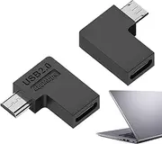 Type C micros-USB Converter - Fast Connector, Reversible USB C Adapter, High Speed Converter | Lightweight micros USB to Type C Converter Smartphones, Handy Port Adapter for on The Use