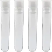 PZRT 4pcs Sewing Needles Container Transparent Plastic Needle Storage Needlework Tool 68x11mm PNSCT-68x11-T4