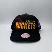 NEW Mitchell & Ness HWC Houston Rockets 1996 NBA Draft Shadow Snapback Cap OSFA