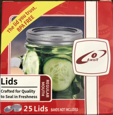 200 Ps Regular Mouth Canning Jars Lids for Ball,Kerr -Mason Jar Lid,Split-Type.,