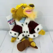 The Disney Store Mini Bean Bag Robin Hood Prince John Lion 9" Plush Vintage 1990
