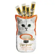 Kit Cat Purr Puree Chicken & Salmon 4 x 15gm Sachets