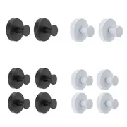 2/4PCS Suction Cup Hook Wall Vacuum Hanger No Drill Coat Hat Holder for Bathroom