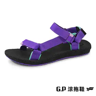 【GP】女款Charm撞色織帶涼鞋 G1674W -黑色/紫色/杏色(SIZE:36-39 共三色) G.P