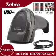 Original Zebra DS8108-SR00007ZZCN Standard Range 2D Barcode Scanner w USB Cable