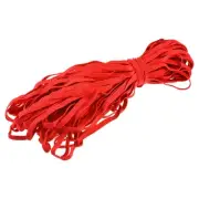 Flat Elastic Band for Sewing 1/4" x 33 Yards Fluorescent Pink Braided Stretch
