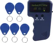 125KHz ID Card Duplicator, Writer, Reader with Antenna, LED Lights, Buzzer - Handheld Copier for Access Control, Attendance Check