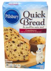 Pillsbury Cranberry Quick Bread Mix 15.6 oz