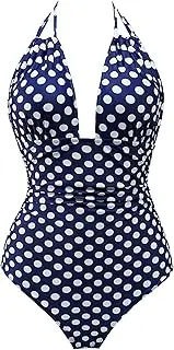 [B2prity] Women's One Piece Swimsuits Tummy Control Swimwear Slimming Monokini Bathing Suits Women Backless V Neck Swimsuit