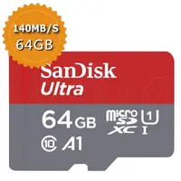 在飛比找momo購物網優惠-【SanDisk 晟碟】Ultra 64GB microSD