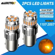 2X LED Turn Light Signal Bulbs 1157 BAY15D 7528 Amber Yellow CANBUS ERROR FREE (for: Renault)
