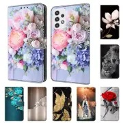 Printed Horse Lion Flower Wallet Phone Case For Oneplus 10 11 Pro 10T Nord N200