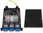 12 Fiber LC/UPC SM LGX Cassette, pre-Loaded with LC Adapters and Pigtails
