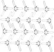 Angoily Pendant Lamp Shade Fixators 24pcs Spring Clamp Adapter for Clip on Lampshade