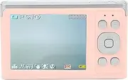 Pomya 4K Digital Camera, 50MP Mirrorless, 16X Zoom, IPS HD Screen, AF Autofocus, Pink
