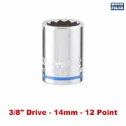 Kincrome K2839 - Socket 3/8" Drive 14mm Mirror Polish