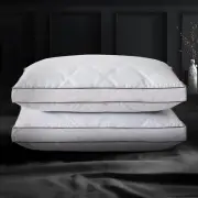 Goose Feathers and down Pillow, Hotel Collection Gusseted Bed Pillows for Sleepi