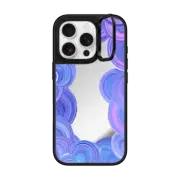 iPhone 16 Pro Mirror Ring Stand Case MagSafe Compatible Candy Swirl