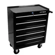 5 Large Drawers Tool Cart on WheelsRolling Tool Chest Tool StorageDrawers Rollin