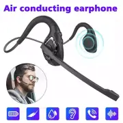 Wireless Bluetooth 5.2 Earpiece Noise Cancelling Headset Driving Trucker Earbuds