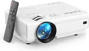 XuanPad Mini Projector, Portable Video Projector HD 1080P Supported, 14000L Home Projector, Compatible with TV Stick, HDMI, USB, AV, Laptop, iPhone, Android Smartphone