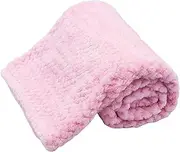 LITTLE CELEBRITY Flannel Blanket, Fluffy Blanket, Throw Blanket, Fleece Blanket, Newborn Blanket, Lap Blanket, 40X30 Inch (Pink)