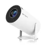 Mini Projector, HY300 PRO Portable Projector, Support 4K 1080P with Dual white