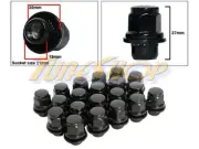 20 LEXUS SCION OEM OE STOCK FACTORY WHEELS RIMS MAG LUG NUTS 12X1.5 1.5 BLACK (for: Lexus)