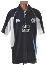 SCOTLAND 2003/2004 HOME RUGBY UNION SHIRT CANTERBURY SIZE XXL FAMOUS GROUSE