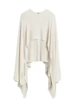 [Toteme] Toteme-Mantella In Maglia Ecrù-Donna S