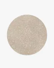 185' Round | Machine Washable Runner Rug | Kid & Pet Friendly | Indoor Rug | Fawn Stone Rug | Ruggable