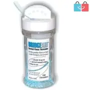 150 Unflavored Dental Floss Threaders in Convenient Plastic Dispenser - 2 Pack