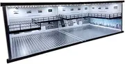 1/64 Scale Diecast Car Display Stand with Parking Area for Toy Vehicle Collectors, Style A