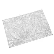 4/6PCS Anti-slip PVC Square Washable Placemats Insulation pad Kitchen Dining Table Mat Sliver