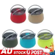 1L Camping Cook Pot BPA-Free Camping Kettle Foldable Water Pot for Travel Picnic