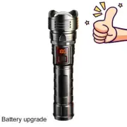 LED Super Bright Portable Flashlight Zoomable Tactical Torch Rechargeable Lamp-