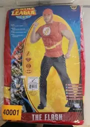 Rubies DC Comics The Flash Adult Mens Costume Top One Size Up To 44" Chest B2039