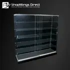 Large Glass Cabinet Display Show Case LED Lights Floor Standing 1500mm FHU1500