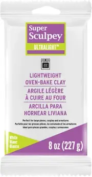 Polyform LW2001 Ultralight White- 8OZ 227GM Polymer Clay Accessory