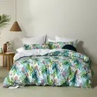 LOGAN & MASON WILDFLOWER AUSTRALIAN FLORA REVERSIBLE QUILT COVER SET SUPER KING