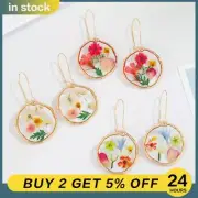 Fresh And Sweet Earrings Comfortable To Wear Flowers Resin Earrings Brilliant Co