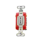 PASS & SEYMOUR PS20AC4-L 4-WAY HEAVY-DUTY LOCKING SWITCH, 20A, 120/277V, GRAY