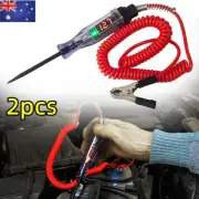 2PCS 6V-24V Auto Car Electrical Circuit Voltage Tester Led Light Test Probe Pen