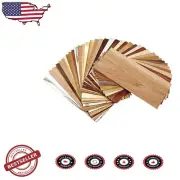 Wood Identification Kit - 50 Assorted Veneer Samples for Woodworking Mastery
