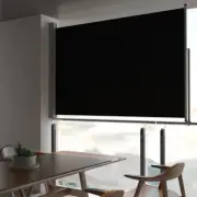 Outdoor Awning Anti UV Sunshade Retractable Screen Automatic Roll-Back Function