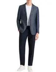 [Marcs] Aalto Tailored Linen Pant in Midnight