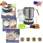 Ultimate Soap Making Kit for Adults & Beginners: Fast Melting Hot Plate Included