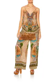 METAL TRIM DOUBLE STRAP TOP A WOMAN'S WISDOM